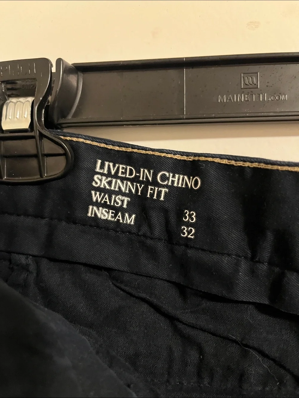 Banana Republic Navy Slim-Fit Chinos